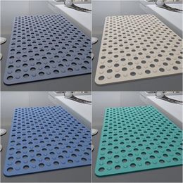 Bath Mats Bathroom Non-slip Mat Toilet Honeycomb Carpet Massage Floor El Home Hollow Shower Room Bathtub