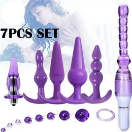 Sex Toy Massager Anal Bead Dildos Butt Plug Vibrators Set Adult for Women Men Ball Erotic Vaginal Balls y Accessories Shop