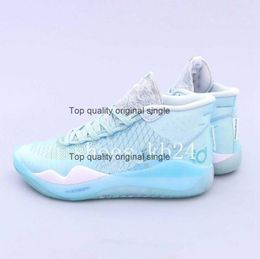 Баскетбольные кроссовки Blue Gaze Kd Kds Kevin Durant 12 Официальные изображения Men7081687