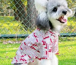 Pet Clothes Dog Shirt Small and Medium-Sized Dogs Teddy Bichon Corgi Pomeranian Schnauzer New Summer Fashion Brand