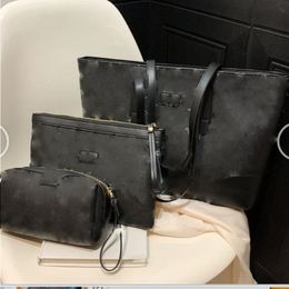 3Piece Set LOUlS Luxurys Handbags Designer Tote Bag Shoulder Bag with Small Purse Wallet Card Bag Genuine Leather Material Full Printin Fbwx