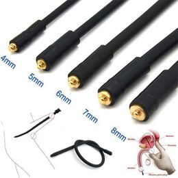 Sex Toy Massager Urethral Catheter Sounding Plug Dilator Electro Stimulate Penis Horse Eye Stick Electric Shock Accessories Adult