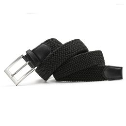 Belts Men's Belt Male Elastic For Men Cinturones Para Hombre Black Mens Jeans Ceinture Homme De Caballero Luxury Designer