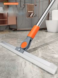 Mops Silicone Scraper Broom Magic Wiper High Place Glass Floor Mop Household Bathroom Sweeping Water 230919