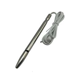 Sex Electric Wave Physical Shock Therapy Device Stainless Steel Urethra Catheter Sound Penis Plug Massager Electro Adult