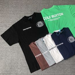 Men's T-Shirts 23SS Fashion Summer HIp Hop Brand 1 1 Cole Buxton Minimalist Letter Slogan Printed Short Sleeve T-shirt For Women T230919