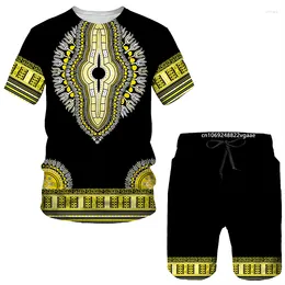 Men's Tracksuits Dashiki Shirts For Men African Clothes Traditional Wear Ethnic Clothing
