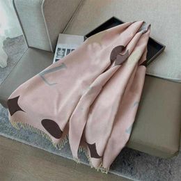 Winter Fashion Scarves Womens Designer Wool Scarf Casual Letters Tassels Shawl Women Mens Scarfs Wraps Print Muffler D2211021F224E