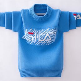 Pullover Kids Autumn Spring Fashion Knitting Oneck Sweaters 414 Years Boys Girls Trend Brand Leisure Outfits Children Clothes 230918