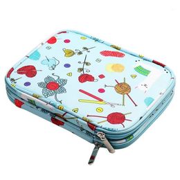 Sewing Notions & Tools Empty Knitting Needles Case Travel Storage Organizer Bag For Circular And Accessories Kit Bag1229G