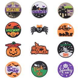 Halloween Horror New PVC Shoe Charms Accessories Halloween party Shoe Decorations Fit For Kid's Gifts Croc Charms
