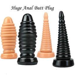 Sex Toy Massager Huge Anal Dildo xxxl Gode for Men Women Butt Plug Gay Prostate Massage Anus Expansion Vagina Stimulator Beads