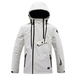 Skiing Suits Windproof Hooded Men Snowboard Jackets Waterproof Ladies Ski-wear Male Snow Clothes Outdoor Mountain Woman Skiing Coats 230919