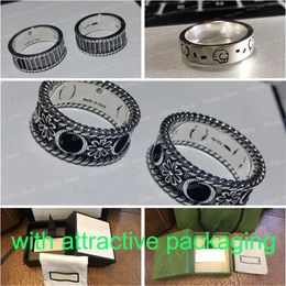Mens Luxurys Designers Jewellery Designer Rings Engagements For Women Love Ring Men Classic Skull Fashion Rings 925 Sterling Silver 250H