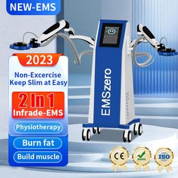 EMS Neo Slimming Infrared 14 Tesla 6500W Hi-emt Machine With 4 Pcs Handles With Pelvic Stimulation Pads Optional EMSzero