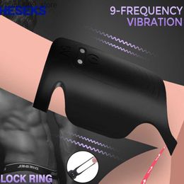 Other Health Beauty Items HESEKS Penis Cock Rings Vibrators for Ejaculation Delay Testis Stimulation Male Masturbation Support Pleasure Enhancing Q230919