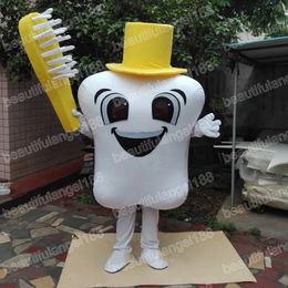 Halloween teeth Mascot Costumes Top Quality Cartoon Theme Character Carnival Unisex Adults Outfit Christmas Party Outfit Suit