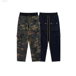 Rh Camouflage Work Attire Drawstring Breasted Pants, High Street Personalised Casual Pants Trends0ib