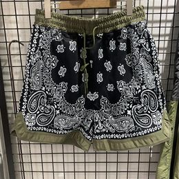 Real Pictures Camouflage Shorts Men Women 1 Casual Loose Black Breechcloth Drawstring Beach168n