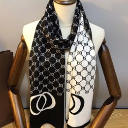 2022 G Stylist Scarves Mens Pashmina High Street Elements Grace Simple Printed Elegant Women Scarf 4-Style269E