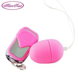 Adult Massager Mannuo Remote Control Vibrating Small Egg Love Wireless Bullet Vibrators for Woman Products Female
