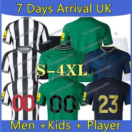 S-4XL Soccer Jersey Wood Nufc 23 24 G. Sheey Almiron Wilsonaway Black Trippier Football Shirt Maximin Men Kit Kids Soccer Jersey