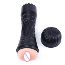 Adult Massager Realistic Vagina for Men Silicone Male Masturbator Penis Sex Product