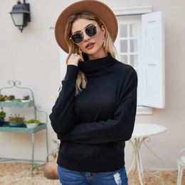 Women's Sweaters Backless Sweater Spring Autumn Female's Long Sleeve Turtleneck Sexy Halterneck Elegant Knitted Shirts Pullovers Jumpers