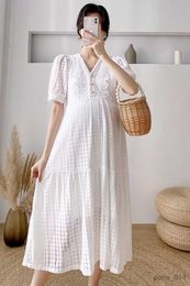 Maternity Dresses Maternity Dresses Lace Dress Women Arrival Mid-Long Dress Pregnant