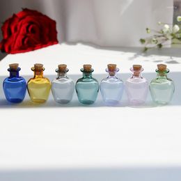 Bottles Mini Cork Glass Empty Sample Jars Wishing Bottle Wedding Home Decoration DIY Pendants Stopper Storage Vial Vase Toy