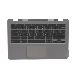 New For Lenovo Chromebook 14E Gen 2nd Replacemen Laptop Accessories Palmrest Keyboard Grey 5M11C89153