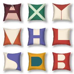 Cushion Decorative Pillow Exquisite Letter Decoration Pillowcase Home Bedroom Office el Car Seat Wedding Personalized Gift Can Be Customized 230919