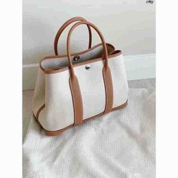 birkinbag Designer Garden Party Bags 2024 New Womens One Oblique Span Tote Versatile Canvas Portable Shopping Bucket Have Aput