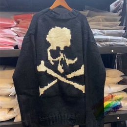 Men's Sweaters Mastermind World Sweater Men's 1 1 Best Quality Broken Skeleton Mastermind Japanese Sweater MMJ Pullovers T230919