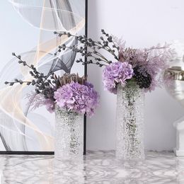 Decorative Flowers Artificial Flower Decoration Window Light Luxury Art Living Room Meeting Dining Table