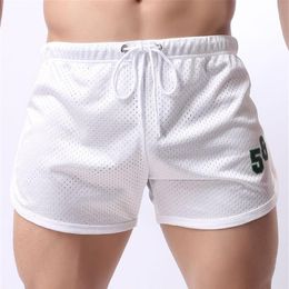 Brand Mens Nylon Boxer Shorts Men's Mesh Underwear Boxer Sexy Home Pyjamas Men's Comfortable Men265s