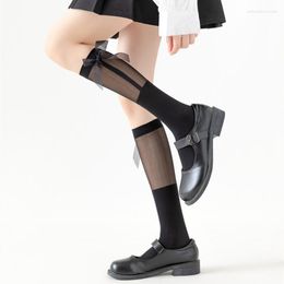 Women Socks Japanese Style Women's Knee JK Lolita Stockings Cute Lace Hight Sock High Elastic Sexy Kawaii Cosplay Long