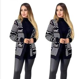 2024CCS NEW Women's Sweaters Fashion Long Sleeve Cardigan Knitwear Women V neck designer Sweaters jacket clothing outwear