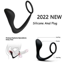 Sex Toy Massager Silicone Posterior Anal Plugs Male Prostate Masturbation G-spot Adult Erotic for Man Gay