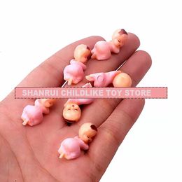 Intelligence toys 100pcs/50 pcs 1Inch Mini Plastic Baby Sleeping Favor Supplies Colourful For Baby Shower and Ice Cube Game Bathing Toys 230919