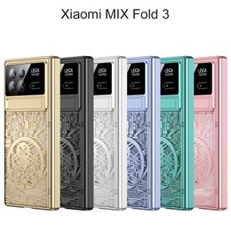 Plating Mechanical For Xiaomi Mix Fold 3 Case Bracket Glass Film Screen Clear Hinge Protection Cover