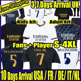 VINI JR BELLINGHAM soccer jerseys 23 24 football shirt RODRYGO CAMAVINGA Real Madrids 2023 2024 Arda GuLer away fans player version camiseta men kids women kit