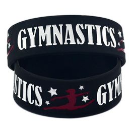 Charm Bracelets New Arrivals Gymnastics Sile For Women Men Letter Sports Wristband Bangle Fashion Jewellery Gift In Bk Drop Delivery Dhcti