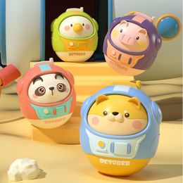 Baby Toy Baby Rattles Tumbler Toy Cartoon Animal Cute Shape Ring Bell Doll Children Learning Education Toys Gifts 230919