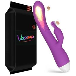 Adult Massager Vasana Liquid Silicone Vibrator for Women 2 in 1 g Spot Clitoris Stimulator Female Masturbator 10 Vibrations Mode