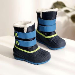 Children's Shoes 23097 of Buckl High-quality Cotton Snow Boots, High Top Men's Women's