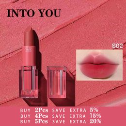 Lipstick INTO YOU 6 Colours Matte Waterproof Velvet Lipstick Easy To Wear Longstay Lip Stick Profissional Cosmetics for Women Lip Gloss 230919