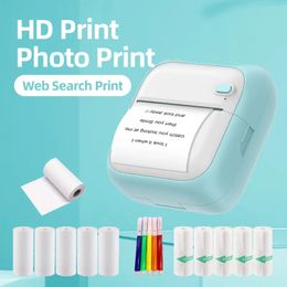 1pc Mini Photo Printer For IPhone/Android,1000mAh Portable Thermal Photo Printer For Gift Study Notes Work Children Photo