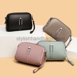 Shoulder Bags Real leather bag Luxury women's handbag Women's clutch Mobile phone bag Shoulder bag Ten font messenger bagstylishhandbagsstore