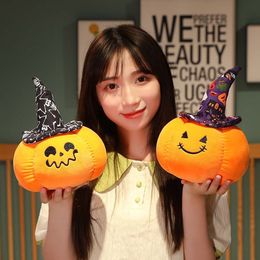 Plush Dolls Decoration Pillow Tabletop Ornaments Halloween Cushion Pumpkin Stuffed Toys Doll Toy 230919